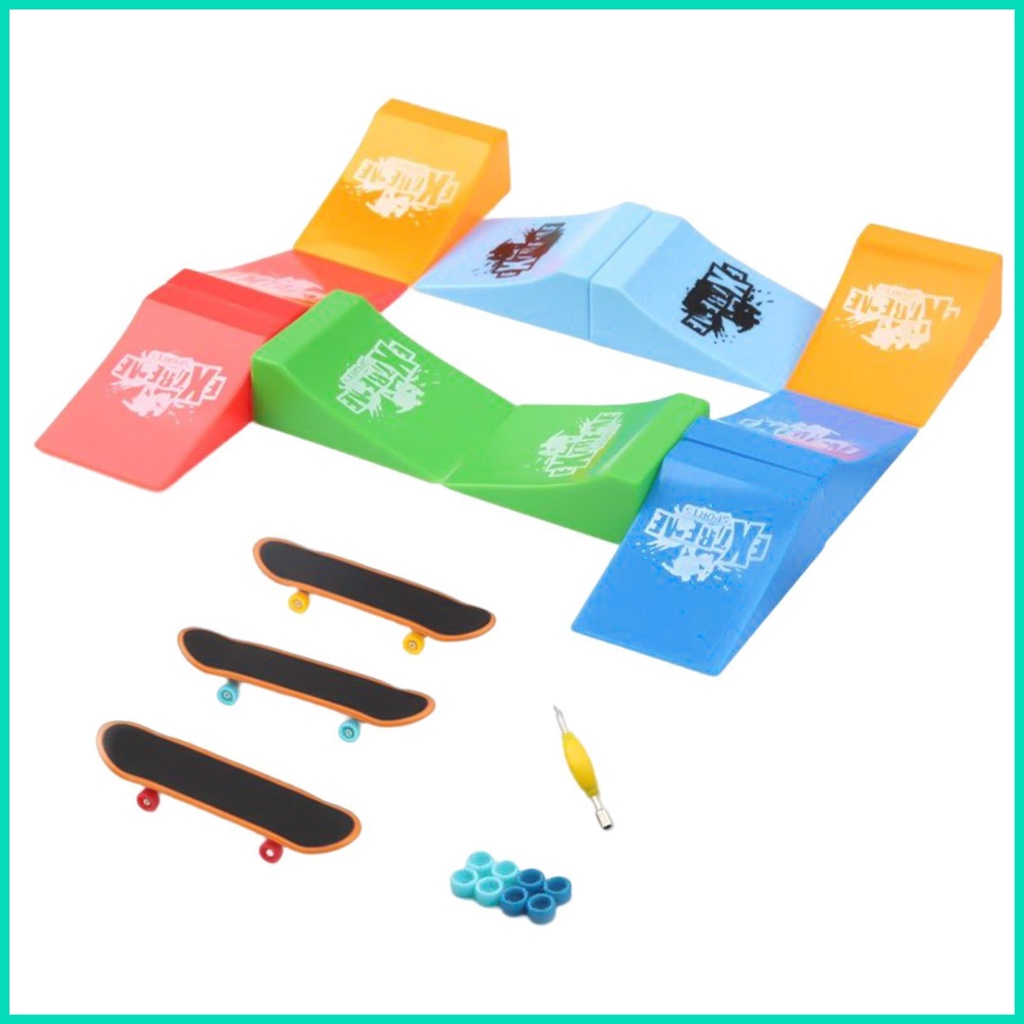 Fingerboard skatepark trẻ em skateboards đồ chơi fingerboard skate park ...