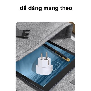 Phích cắm chuyển 3 chấu sang 2 chấu, Vật liệu chống cháy, Tiêu chuẩn Châu Âu SUNNY DAY