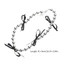 Mya Thời Trang Ruy Băng Đen Nơ Vòng Cổ Ngọc Trai Giả Hợp Kim Dây Xích Choker Dây Xích