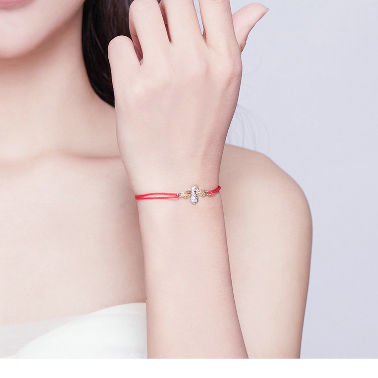 Bamoer Vòng Tay Bạc 925 Có Thể Điều Chỉnh Kích Cỡ