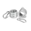 Yoo 2 Chiếc Nhẫn Cột Cờ Hợp Kim Nhôm Có Móc Carabiner Cố Định Xoay 360 Độ Chống Quấn Cờ Gắn Cột Sống