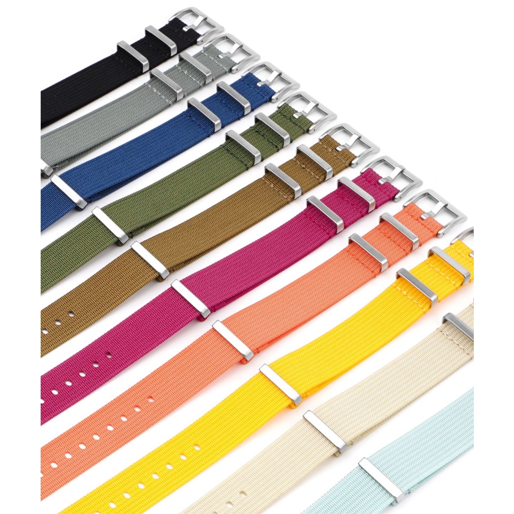 20mm NATO Nylon Dây Đeo Đồng Hồ Cho Mặt Trăng Dây Đeo Đồng Hồ Vải Dây Đeo Đồng Hồ Một Mảnh Vòng Tay Sao Thủy Sao Thổ Sao Mộc Cho Nam Nữ Dây Đeo Tay Thể Thao
