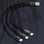 MOON 3 trong 1 USB 2 0 USB-A Nam đến 3 Cáp sạc Micro USB 20cm 120cm cho ba thiết bị sạc đồng thời