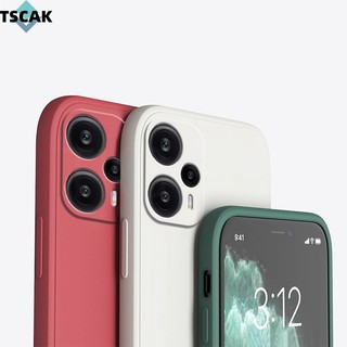 [hàng Sẵn sàng] cho redmi 12 12c note 12s 12 pro vỏ điện thoại ultra-thin cạnh thẳng bảo vệ máy ảnh silicon mềm bảo vệ máy ảnh vỏ mờ