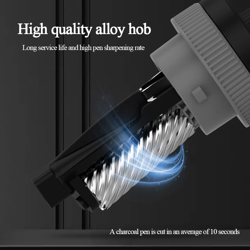 Máy mài bút chì Tenwin Phác thảo Tay quay / Máy mài bút chì quay Trường học Máy mài cơ Dụng cụ dao B