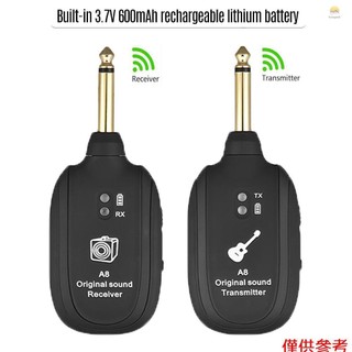 Bộ Thiết Bị Thu Phát Tín Hiệu Không Dây HGV A8 UHF 730mhz Phạm Vi 50M Cho Đàn Guitar Điện / Bass / Violin