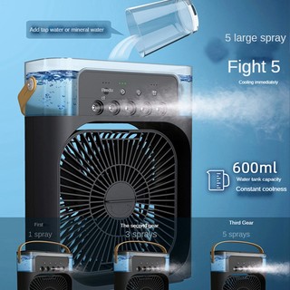 Quạt Phun Sương Để Bàn 5 Lỗ Có Thể Sạc Lại Yên Tĩnh Cho Nhà Ở / Văn Phòng / Phòng Ngủ