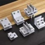 YRBWD Kệ Giá Đỡ Kẹp, Kệ Kẹp Bảng Giá Đỡ Kẹp Kính, Làm Dày Đồ Nội Thất Phần Cứng Kệ Hỗ Trợ Cho 6-12mm