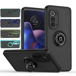 Ốp điện thoại Armor Kèm Nhẫn Móc Ngón Tay Cho Motorola Edge + 2022 2023 2021