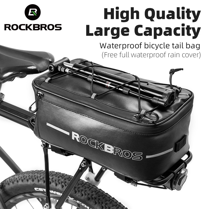 ROCKBROS Túi Đựng Hành Lý Chống Thấm Nước Phản Quang Gắn Yên Xe Đạp Leo Núi Tiện Dụng