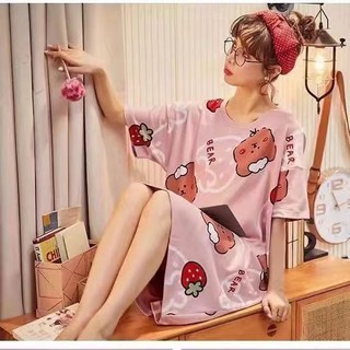 Đầm Ngủ Dáng Dài Vừa Kích Thước Lớn Phong Cách Công Chúa Dễ Thương Ngọt Ngào Thời Trang Mùa Hè Cho Nữ