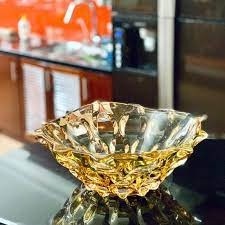 Tô pha lê Bohemia samba 30,5cm, Bát pha lê cao cấp để bàn Nội Đia Séc GermanySnT HCM