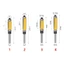 Máy cắt phay NOTE1, Thân 6mm / 6.35mm với Bit định tuyến vòng bi trên và dưới, Dụng cụ cắt tỉa vòng bi đôi chất lượng cao Dụng cụ chế biến gỗ