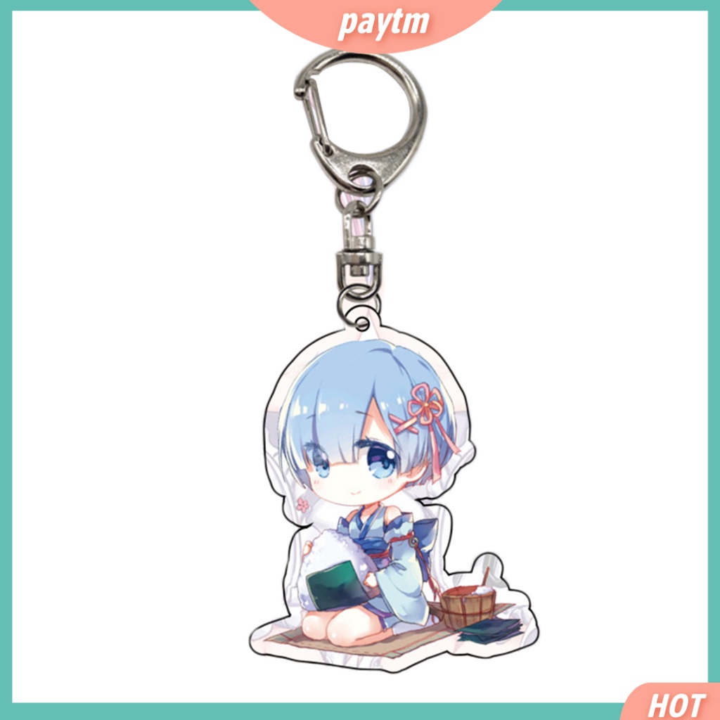 Móc Khóa Mặt Hình Nhân Vật Anime Rem Nhật Bản | Shopee Việt Nam