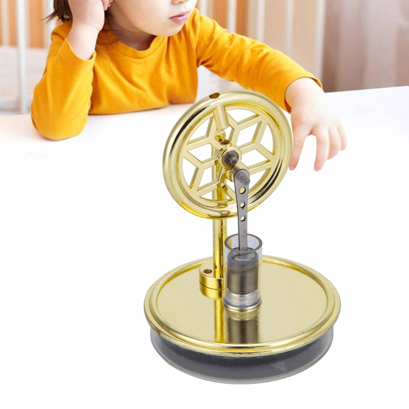 DY Stirling Động cơ hơi nước Đồ chơi giáo dục nhiệt độ thấp Mô hình động cơ Stirling