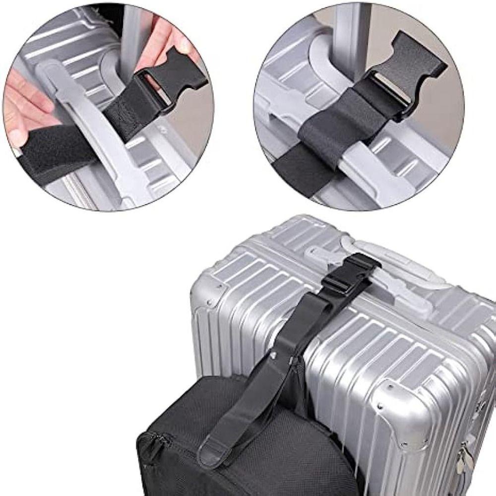 Dây đeo bảo vệ vali HAPPYNOOK, dây buộc cố định hành lý chống thất lạc, có thể điều chỉnh, phụ kiện du lịch