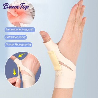 Bracetop 1 cái có thể điều chỉnh nén ngón tay cái hỗ trợ cho viêm khớp, viêm gân, đường hầm cổ tay giảm đau hỗ trợ cổ tay cho nam giới nữ ngón tay cái nẹp mềm mại thoáng khí