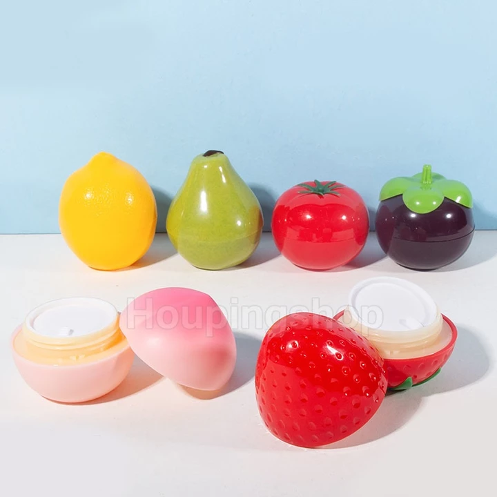 Hộp đựng mỹ phẩm 30g kem hộp nhỏ hình trái cây lọ mỹ phẩm có nắp hộp đựng mỹ phẩm bằng nhựa rỗng