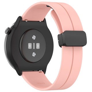 Dây đeo khóa từ tính bằng silicon cho Huawei Watch GT6 GT5 GT4 GT3 Pro GT2 42mm 46mm GT 2 2e 3 SE 4 5 6 / Buds