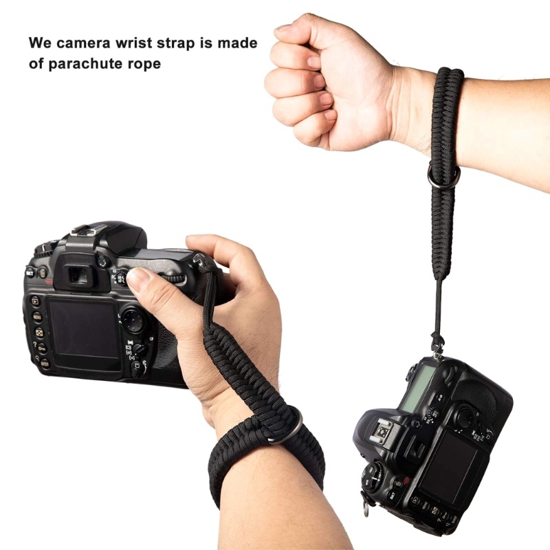 HIk Camera Chống Mất Dây Đeo Cổ Tay Dù Dây Tay Phát Hành Nhanh Dây Di Động Có Thể Điều Chỉnh Cho Ngoài Trời