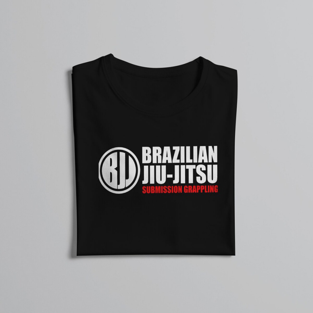 Áo Thun Nam Cổ Tròn In Hình Jiu-Jitsu BJJ Brazil Cá Tính