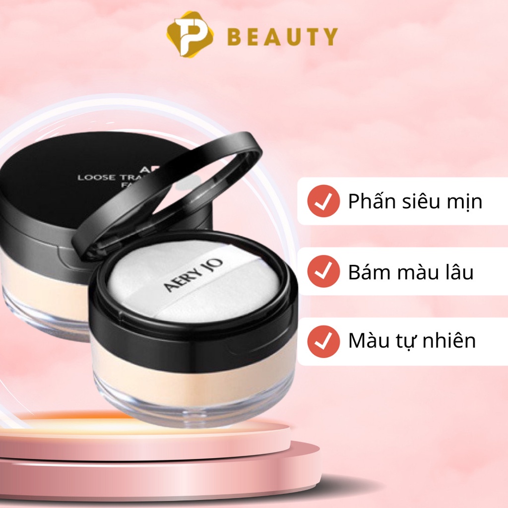 Phấn phủ bột siêu mịn Aery Jo Loose Translucent Face Powder | Shopee ...