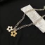 Flgo Hoa Mặt Dây Chuyền Dây Chuyền Hoa Nhỏ Chokers Dây Xích Dây Chuyền Bé Gái Nữ Trang Sức Hợp Kim Chất Liệu Dự Tiệc Phụ Kiện