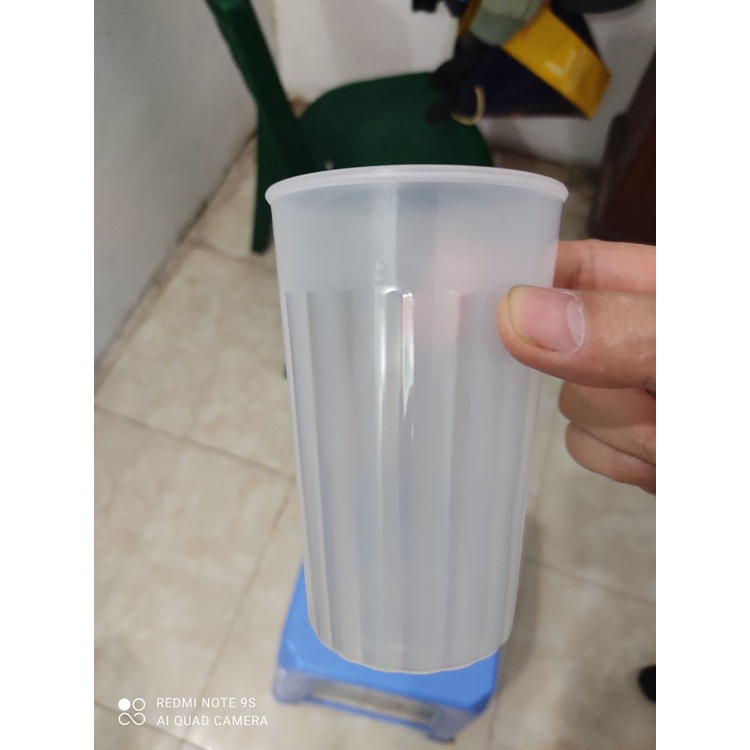 Set 10 cốc nhựa uống nước  nhựa cao cấp việt nhật cốc sọc  aladanh-net-vn