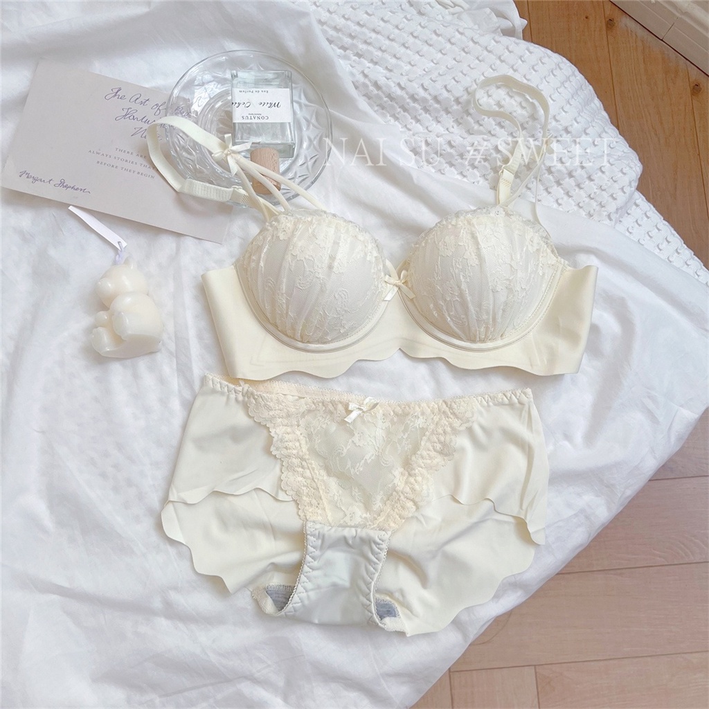 Set Áo Ngực & Quần Lót Nữ Thêu Hoa Quyến Rũ