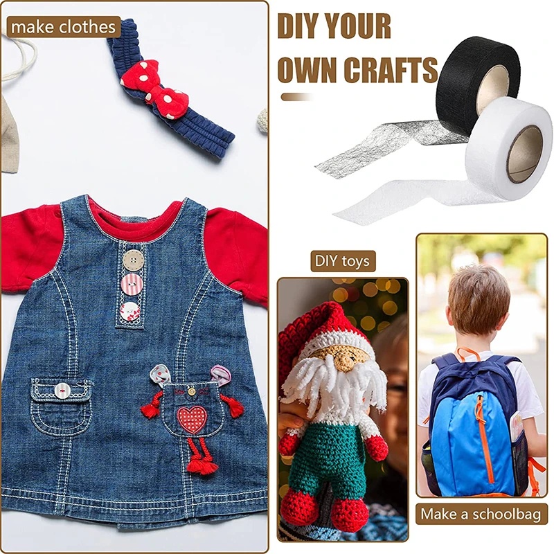 Băng Keo Hai Mặt Dán Ủi Quần Áo Jean DIY