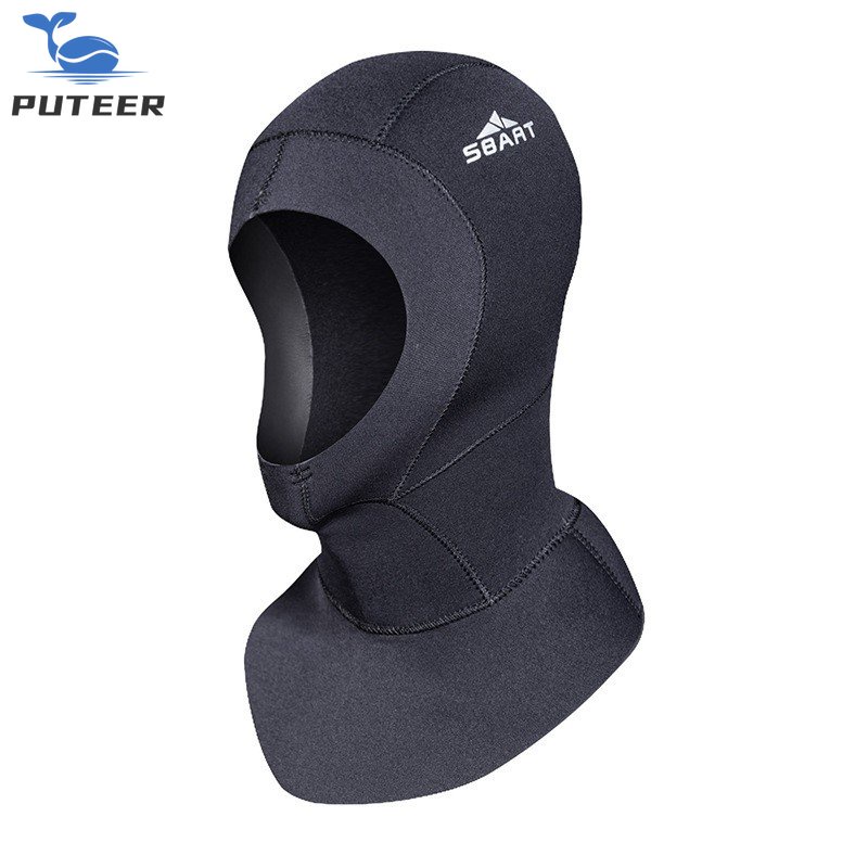 [COD] Mũ nón lặn bình dưỡng toàn mặt 3mm cao su neopren ngụy trang che vai cho nam nữ, nón lặn biển snorkeling, phụ kiện thiết bị lặn bắt cá ngầm Spearfishing
