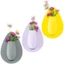 Bình silicon CATIYAHA, Dính trên tường Chậu hoa thủy canh, Trang trí tường sáng tạo Tự dính Hộp đựng hoa DIY Nhà