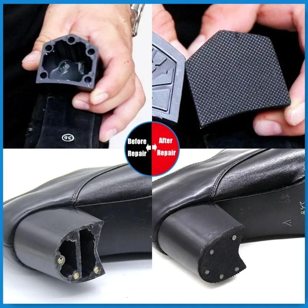 Tấm bảo vệ đế cao su KANGN, Sửa chữa giày chống trượt chống mài mòn, Phụ kiện gót cao bền bỉ Đế tự làm im lặng Miếng dán đế chống trượt Giày cao gót