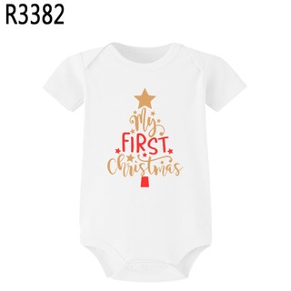 Bình Giáng Sinh / Năm Mới Của Tôi Giáng Sinh Cho Bé Áo Liền Quần Cotton Tuyên Bố Thường Ngày Body Cho Bé Năm Mới Jumpsuit xmas onesie ZHND