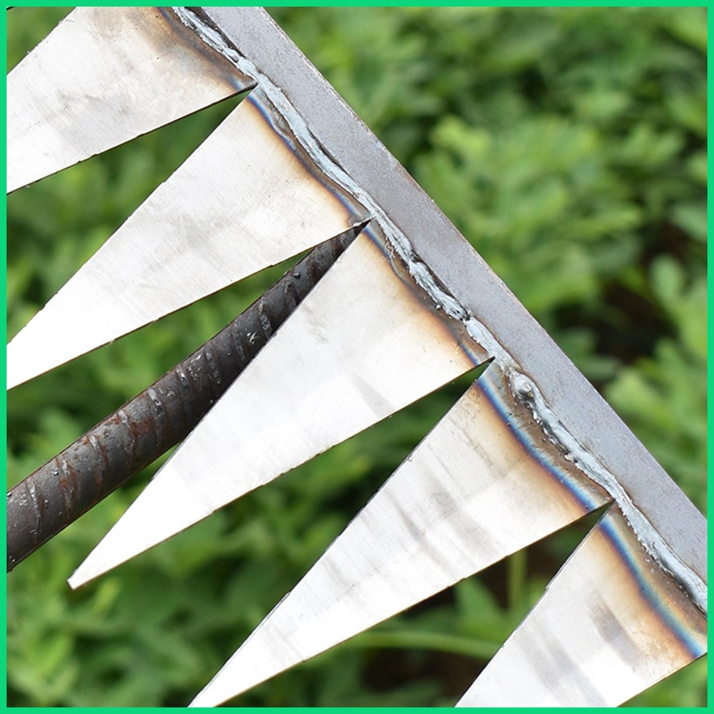 Rake Dụng Cụ Làm Cỏ Sáu Rake Bằng Thép Carbon Cao Cho Nông Trại Sân Vườn