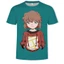 YB1 Thám Tử Lừng Danh Conan Áo Anime Unisex Tee Cosplay Kaito Kiddo 3D Áo Sơ Mi Tay Ngắn Hàng Đầu Thường Ngày Plus Kích Thước BY1