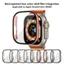 Vỏ PC cứng bảo hiểm toàn diện có kính cường lực bảo vệ màn hình cho Apple Watch 49MM