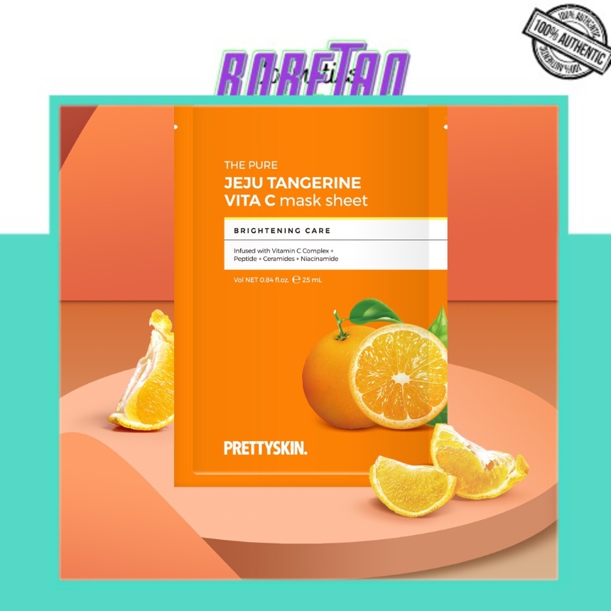 Mặt nạ Pretty Skin The Pure Jeju Tangerine Vita C Mask Shopee Việt Nam