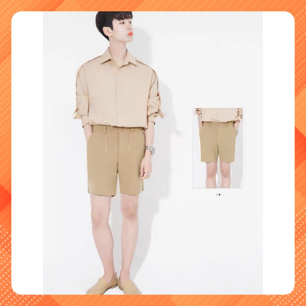Set Áo Sơ mi Và Quần Short INU TSP - Giá sỉ Unisex