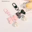 Thi bow candy color mặt dây chuyền chìa khóa thời trang y2k keychain hộp đựng tai nghe túi charm mặt dây chuyền phụ kiện túi xách vn