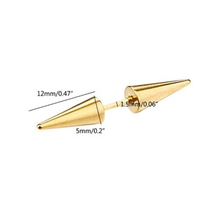 Nhẫn Tai Nón Spike Thời Trang Độc Đáo, Thiết Kế Tối Giản - 10 Chiếc