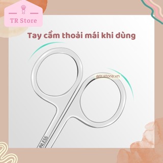 Kéo tỉa lông mũi, lông mày thép không gỉ Malian