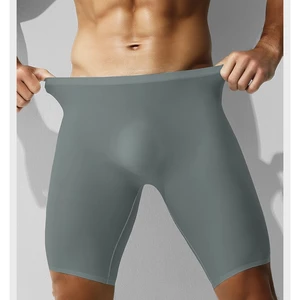 Quần Lót Boxer Lụa Lạnh Không Đường May Thoải Mái Chất Lượng Cao Cho Nam B347