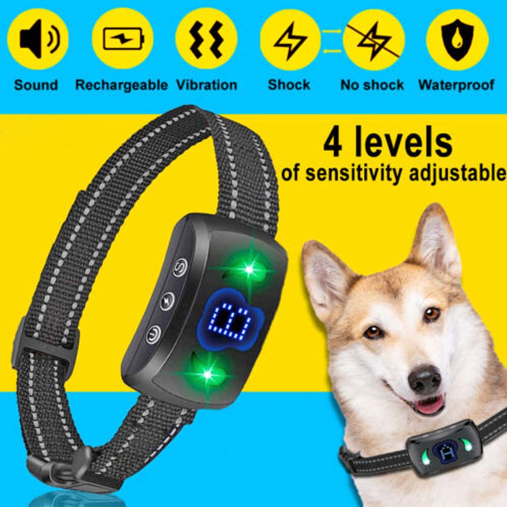 Fully automatic barking stop collar pet products intelligent ultrasonic