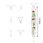 SMILE Nhựa Tranh Gắn Đá Bút Chữ Thập Lấp Lánh Kim Cương Thêu 5D Hoa Nhựa Bút