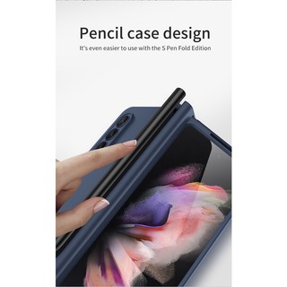 Ốp Điện Thoại Samsung Galaxy Z Fold 7 6 5 4 3 5G Có S Khe Cắm Bút Bản Lề Vỏ Nhựa Có Màn Hình Mặt Trước Kính B03