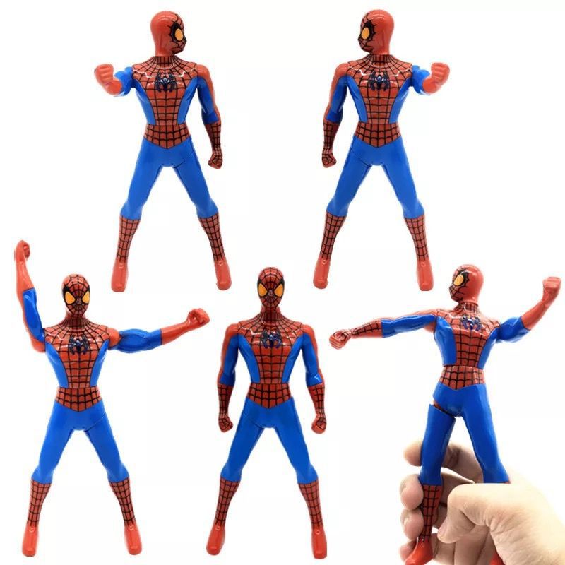Mô Hình Đồ Chơi Nhân Vật Siêu Anh Hùng Marvel Spiderman Ironman Hulk 18cm