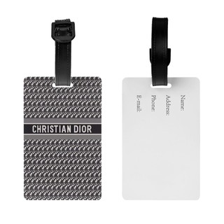 Dio R PVC Vali Hành Lý Thẻ 5.4 * 8.5cm Sáng Tạo Cá Tính Địa Chỉ Giá Đỡ Phụ Kiện Du Lịch Thẻ Hành Lý
