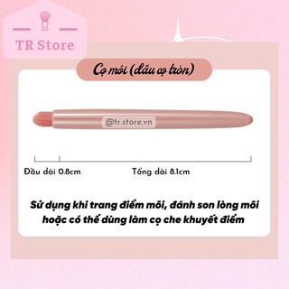 Bộ cọ mini set trang điểm du lịch 5 cọ nhỏ gọn tiện dụng kèm gương RKG