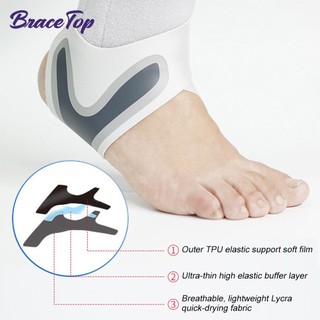 1 Đai Quấn Bảo Vệ Mắt Cá Chân Hỗ Trợ Chơi Thể Thao Bóng Rổ / Chạy Bộ / Bóng Chuyền